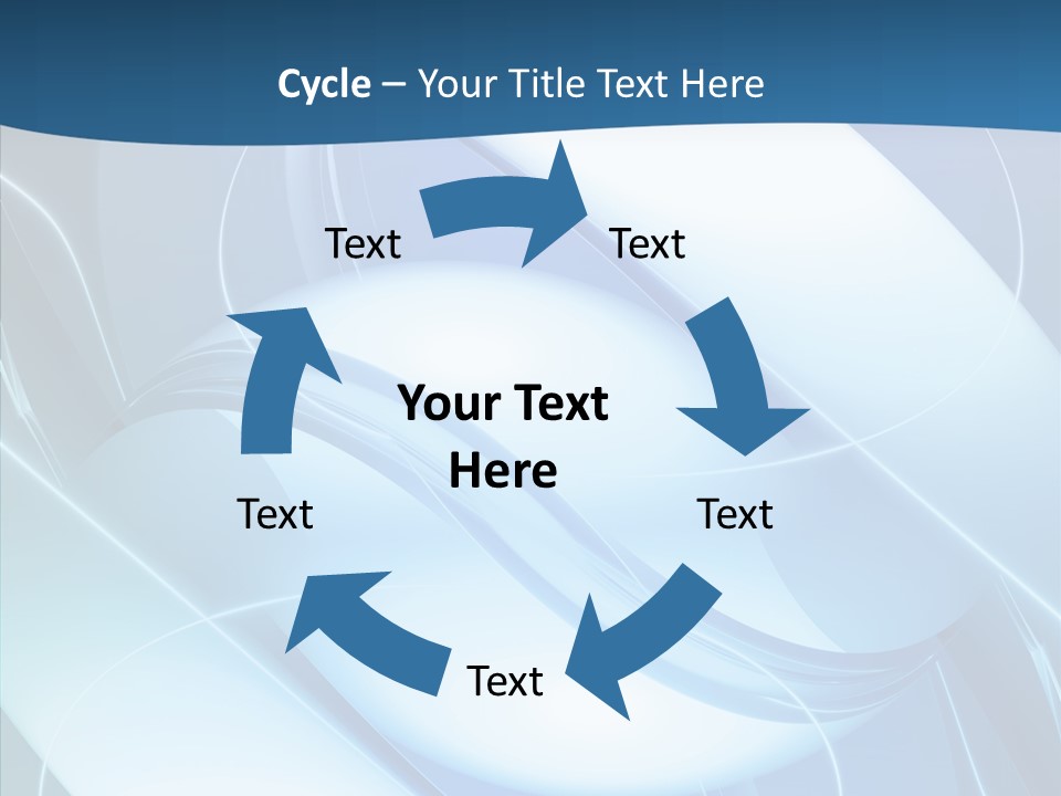 Blue Symbol Professional PowerPoint Template