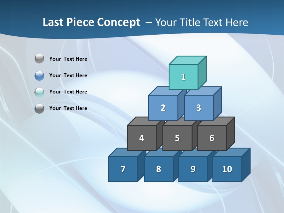 Blue Symbol Professional PowerPoint Template