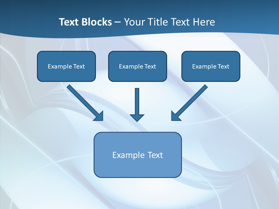 Blue Symbol Professional PowerPoint Template