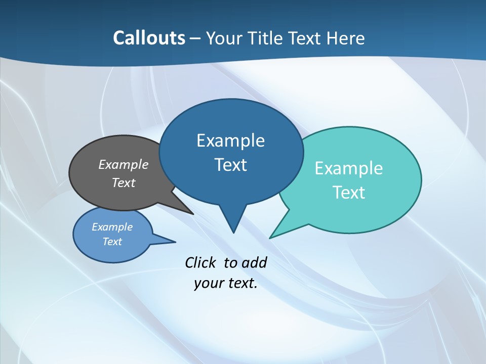 Blue Symbol Professional PowerPoint Template