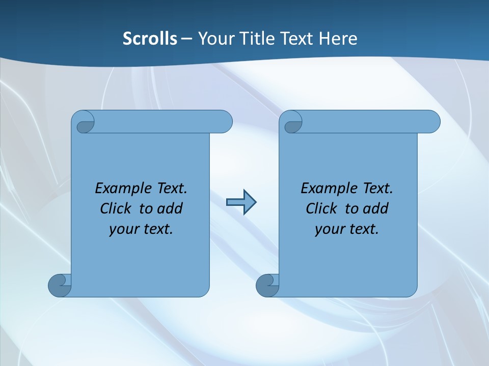 Blue Symbol Professional PowerPoint Template