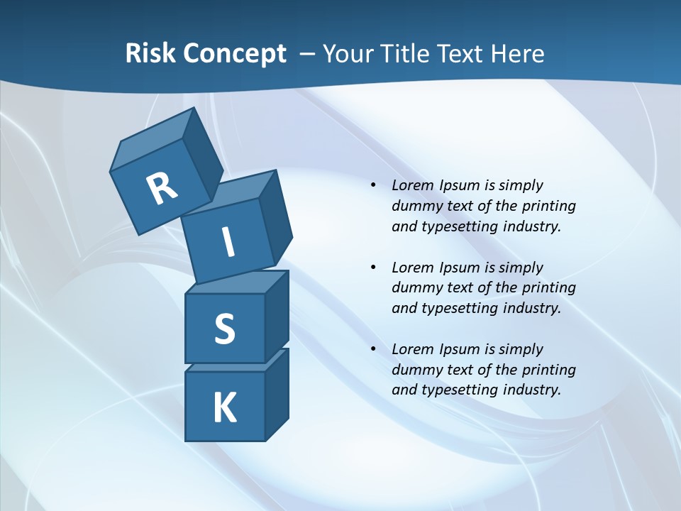 Blue Symbol Professional PowerPoint Template