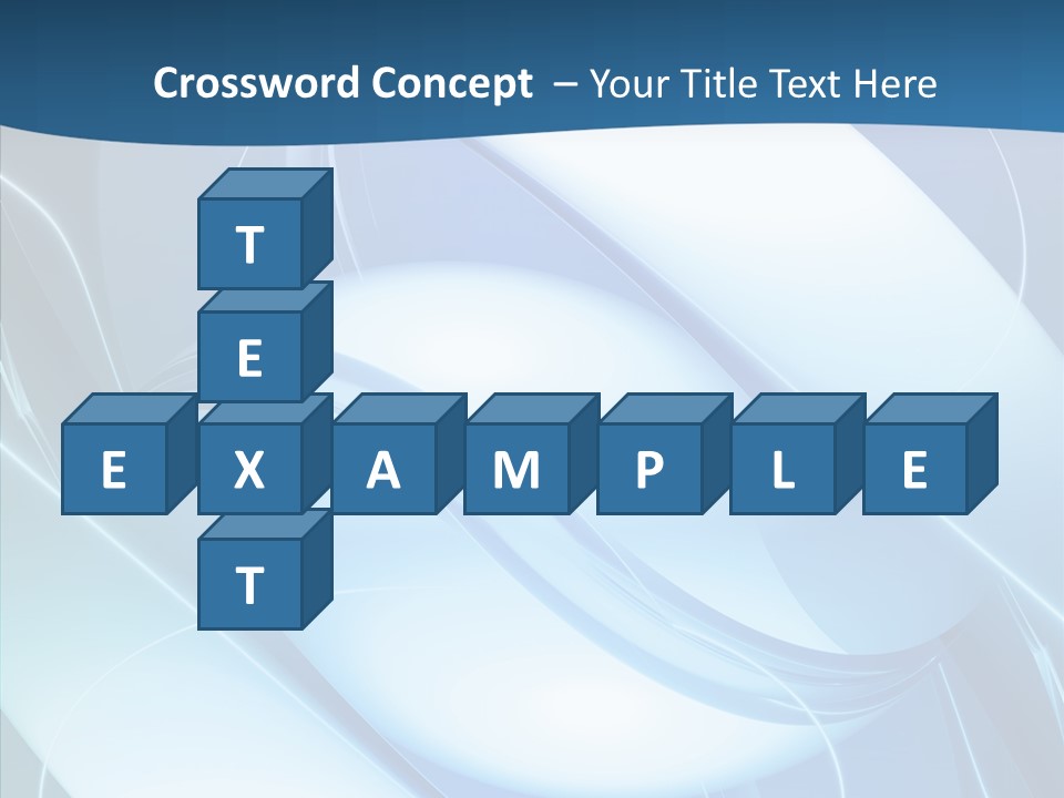 Blue Symbol Professional PowerPoint Template