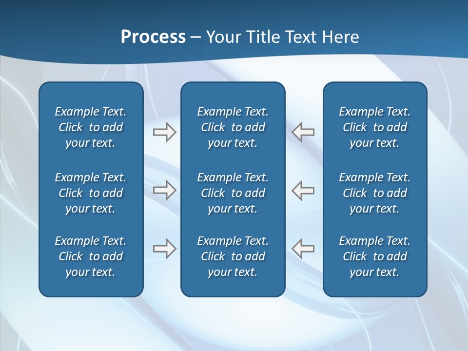 Blue Symbol Professional PowerPoint Template