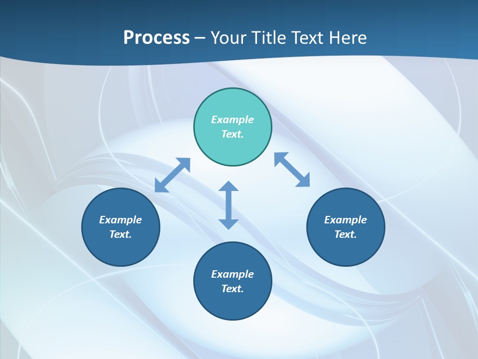 Blue Symbol Professional PowerPoint Template