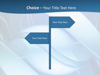Blue Symbol Professional PowerPoint Template