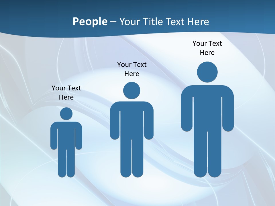 Blue Symbol Professional PowerPoint Template