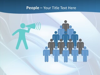 Blue Symbol Professional PowerPoint Template