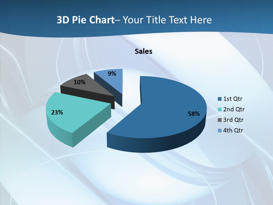 Blue Symbol Professional PowerPoint Template