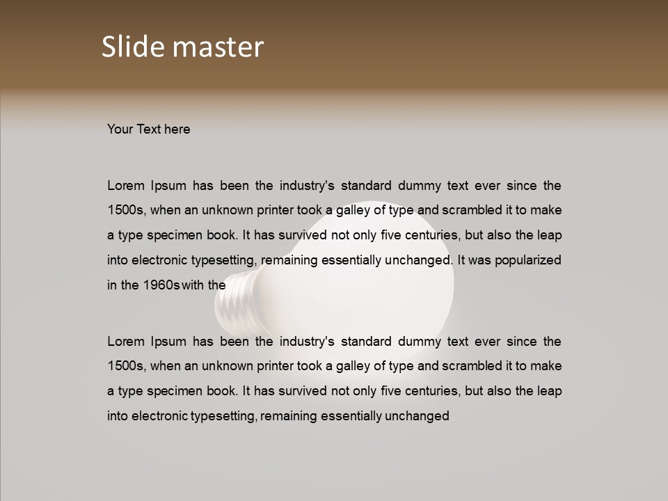 Concept Light Business PowerPoint Template