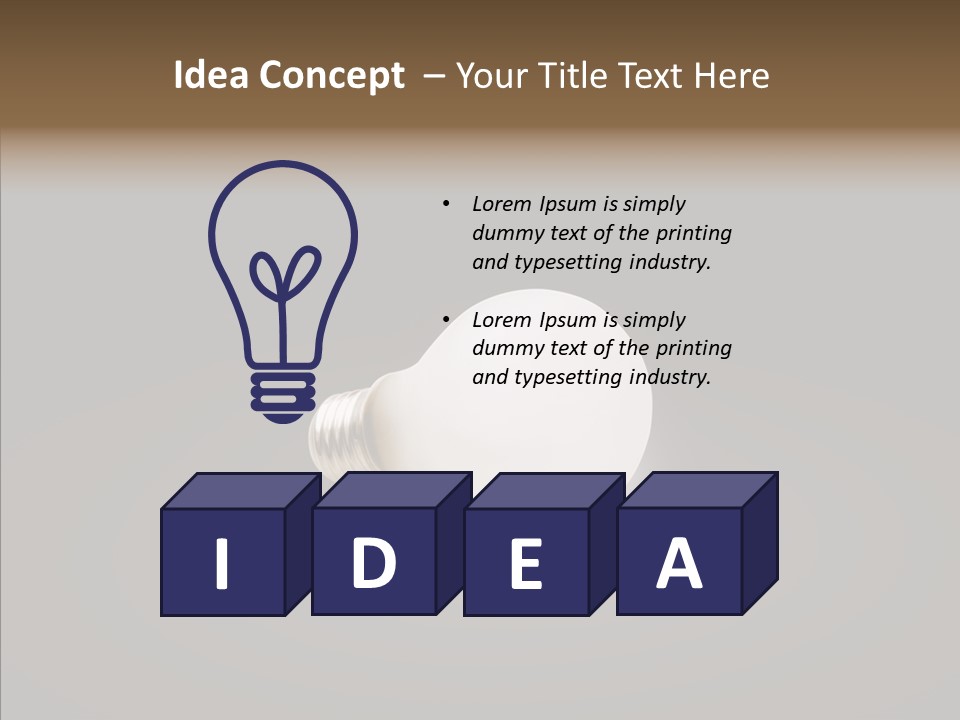 Concept Light Business PowerPoint Template