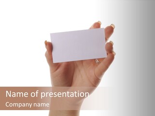 Cards Business Presentations PowerPoint Template