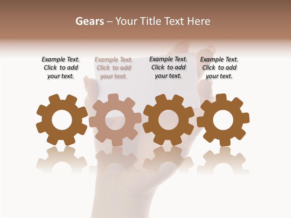 Cards Business Presentations PowerPoint Template