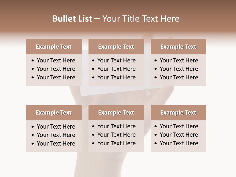 Cards Business Presentations PowerPoint Template