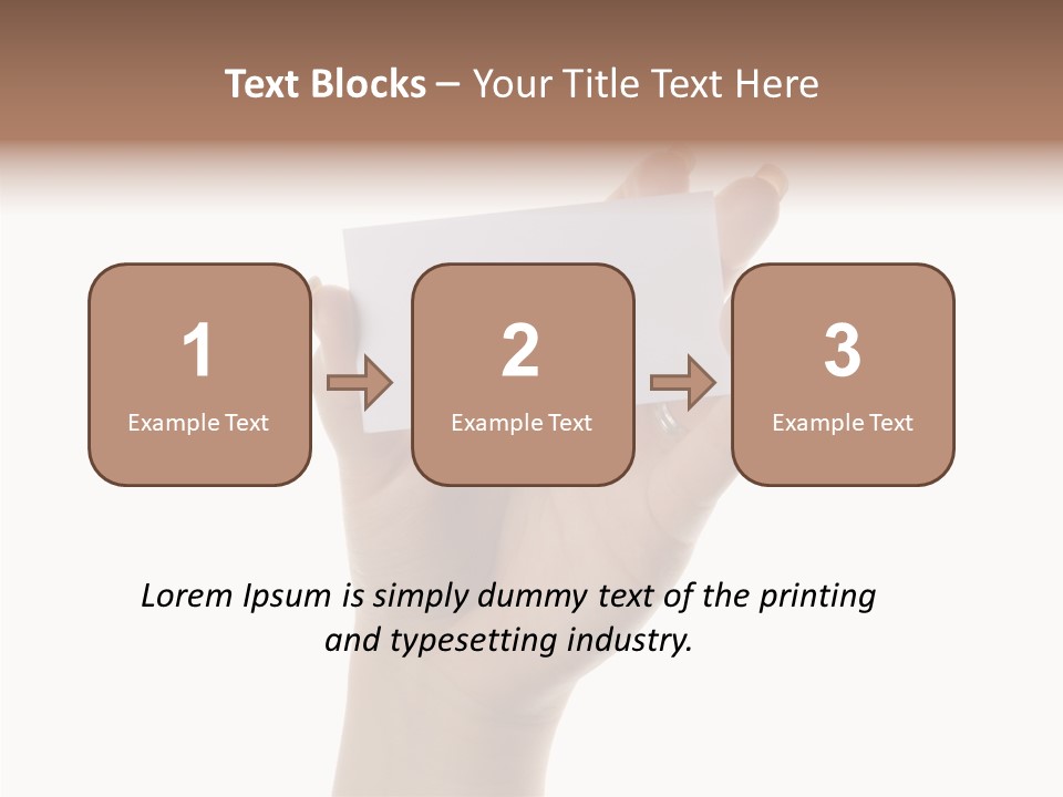 Cards Business Presentations PowerPoint Template