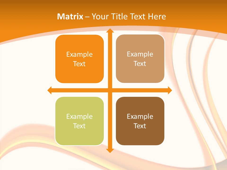 Effect Wavy Curves PowerPoint Template