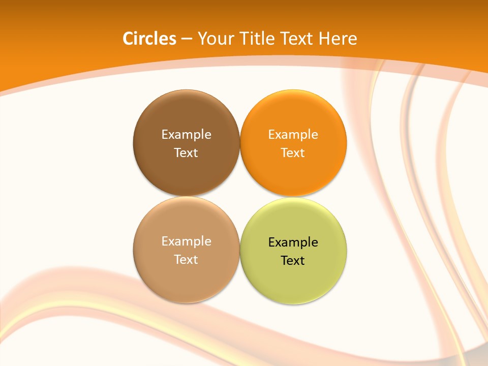 Effect Wavy Curves PowerPoint Template