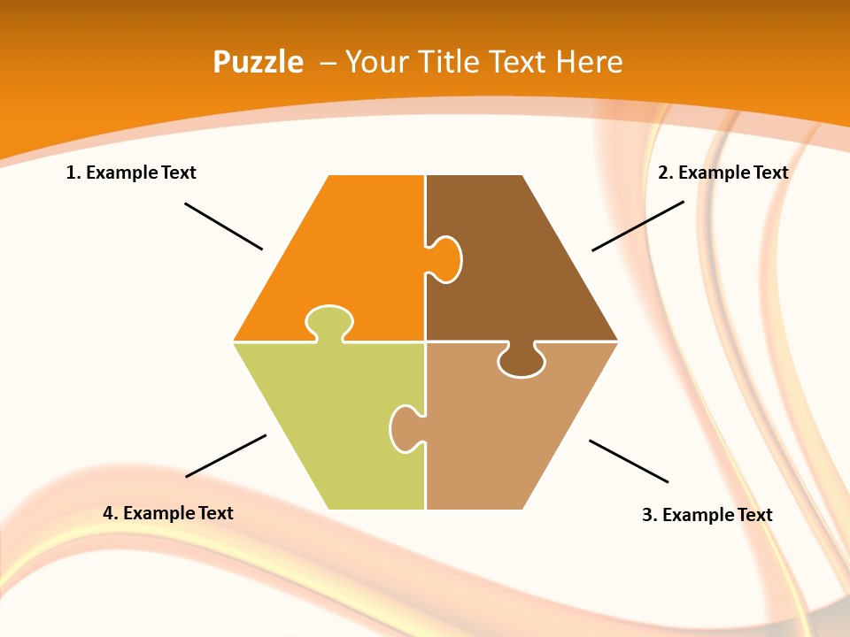 Effect Wavy Curves PowerPoint Template