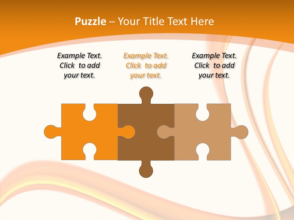 Effect Wavy Curves PowerPoint Template