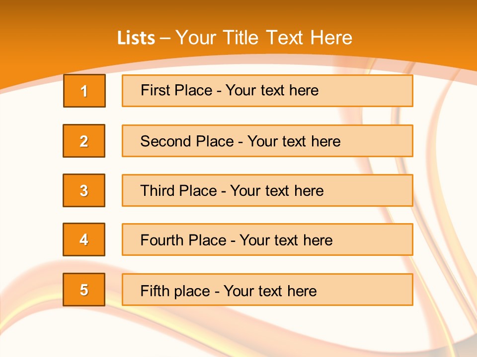 Effect Wavy Curves PowerPoint Template