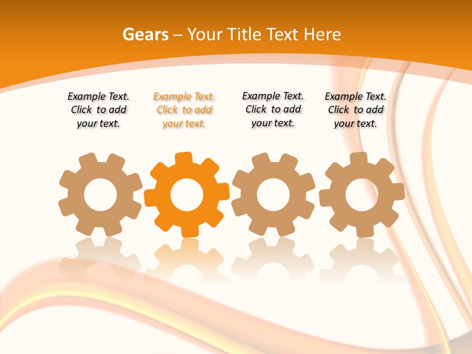 Effect Wavy Curves PowerPoint Template