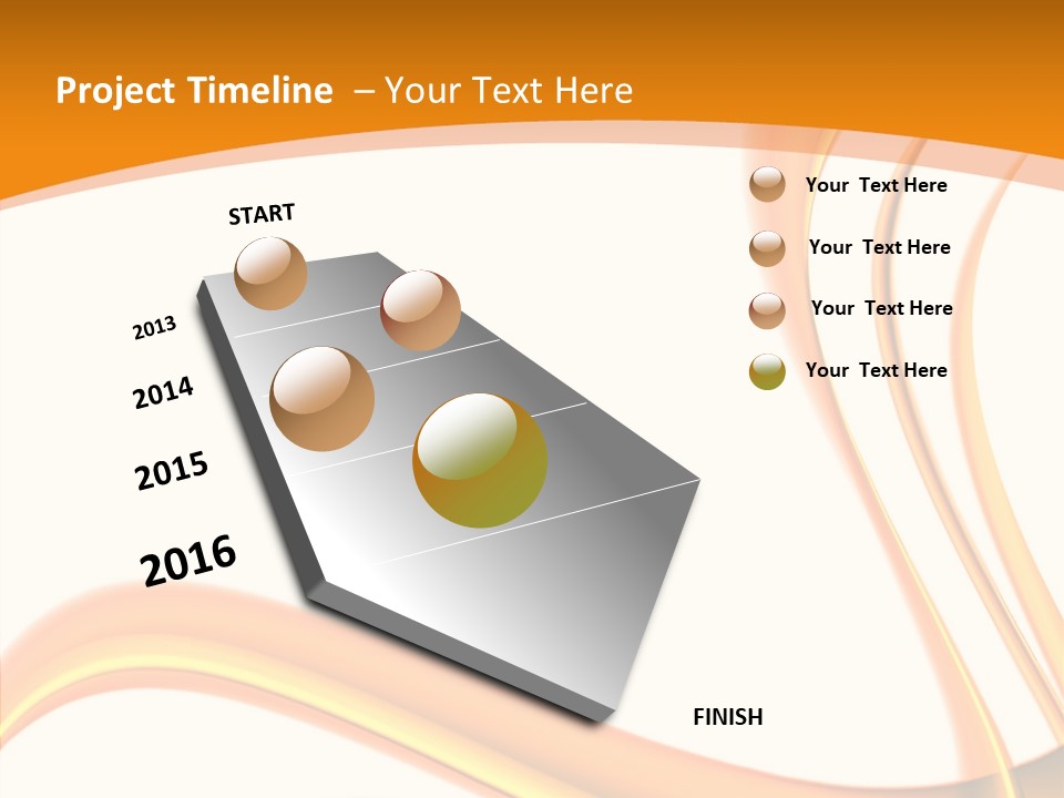 Effect Wavy Curves PowerPoint Template