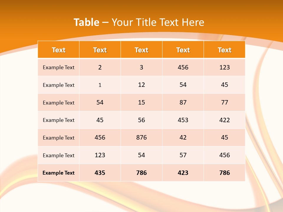 Effect Wavy Curves PowerPoint Template