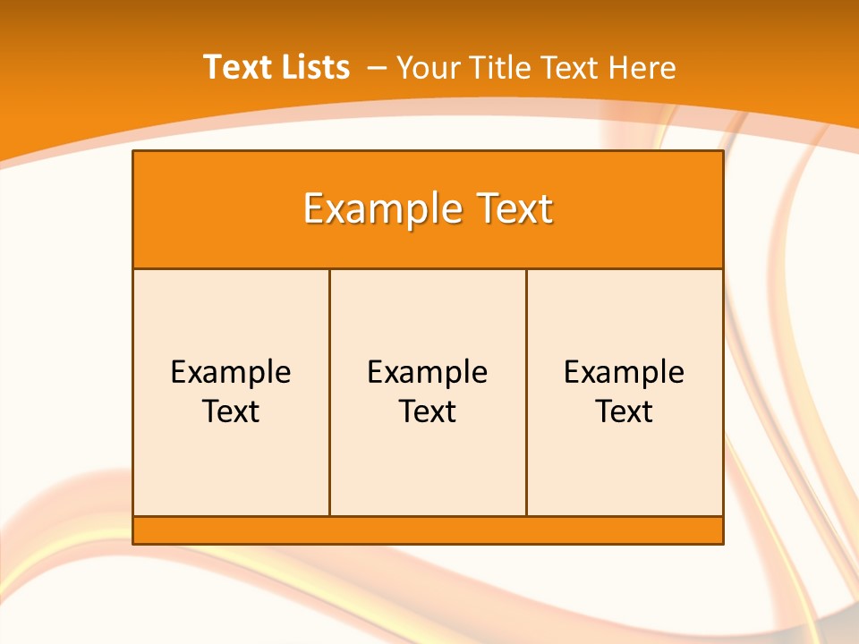 Effect Wavy Curves PowerPoint Template