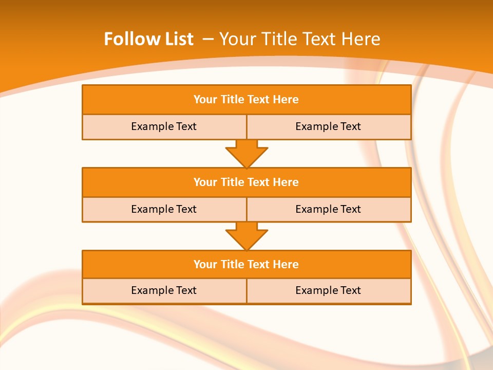 Effect Wavy Curves PowerPoint Template