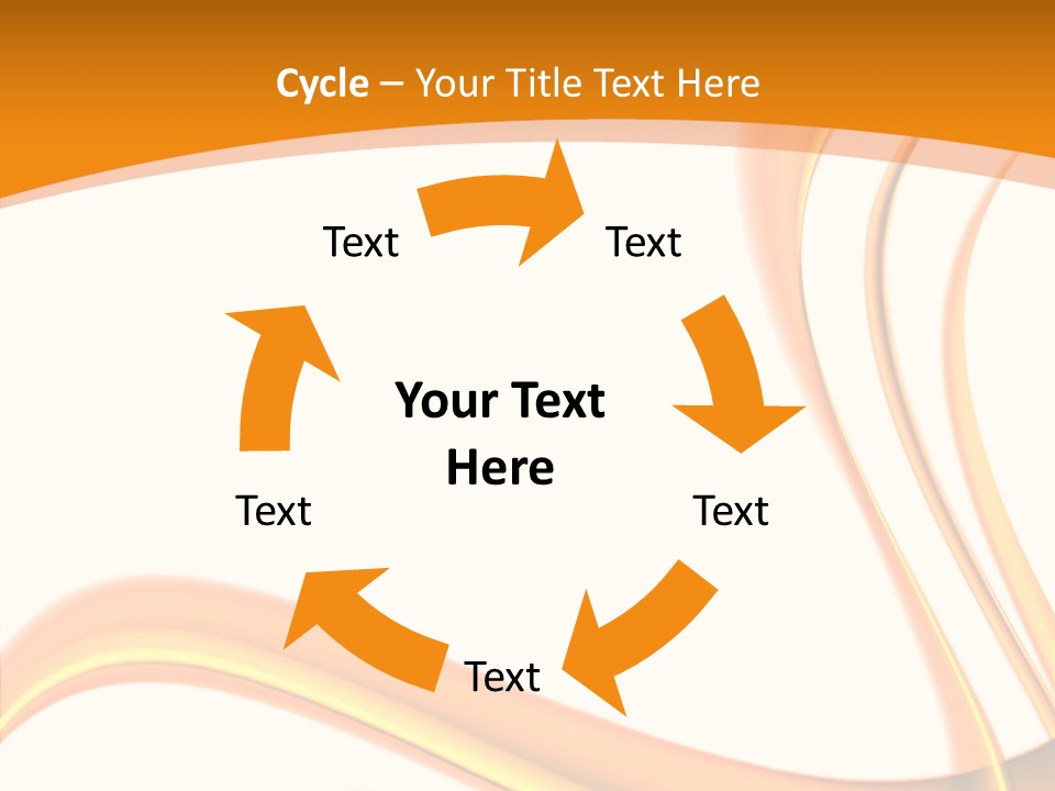 Effect Wavy Curves PowerPoint Template