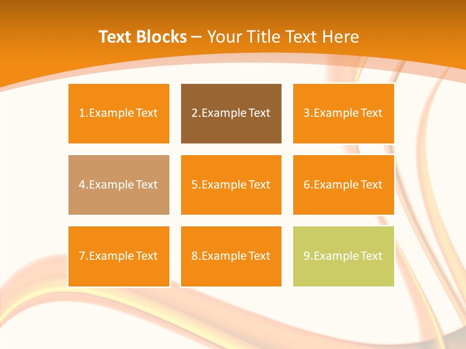 Effect Wavy Curves PowerPoint Template