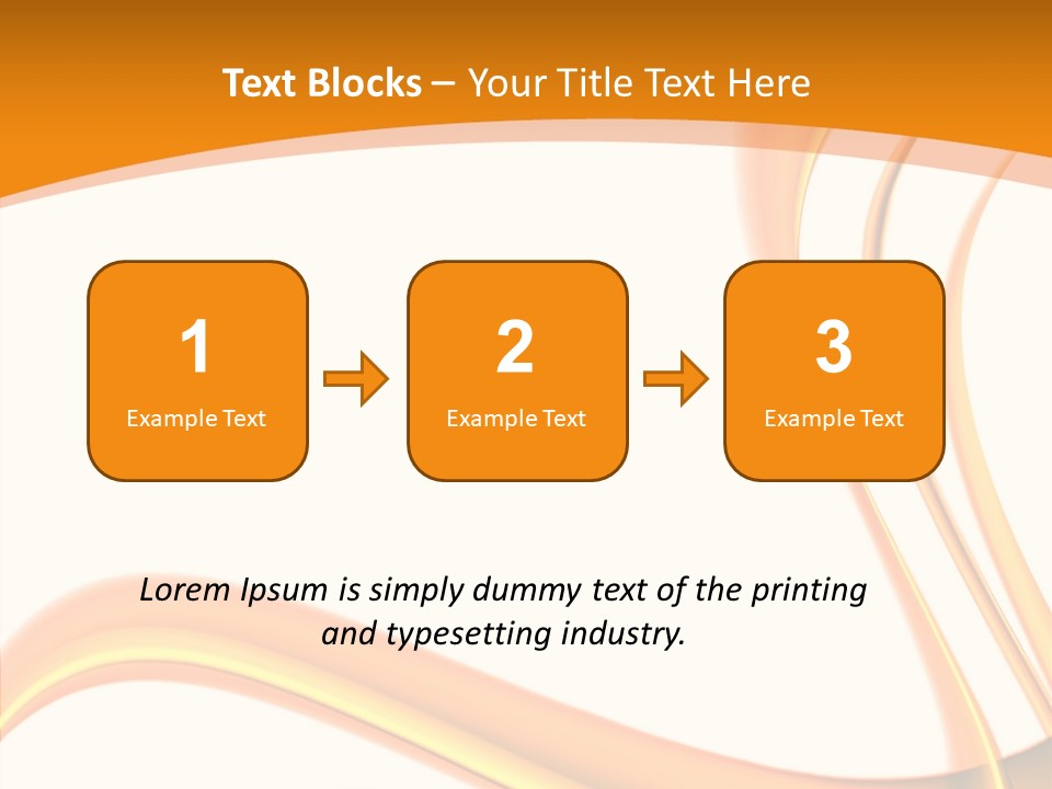 Effect Wavy Curves PowerPoint Template