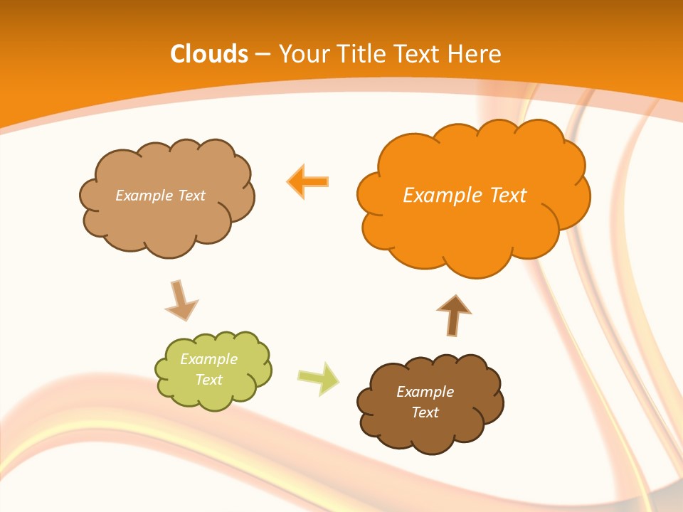 Effect Wavy Curves PowerPoint Template