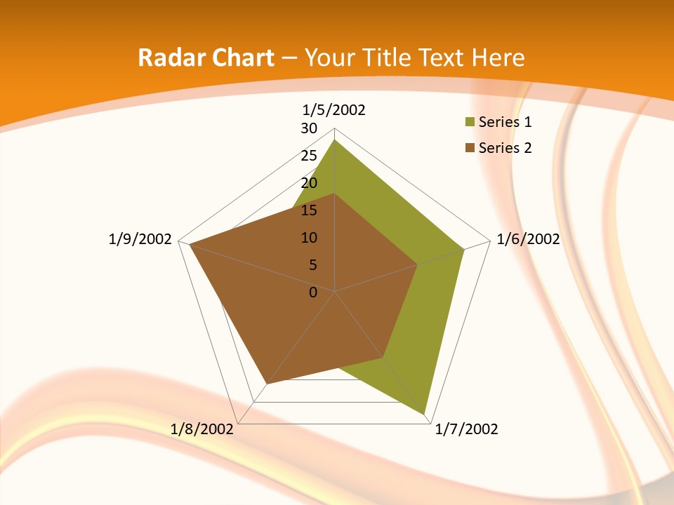 Effect Wavy Curves PowerPoint Template