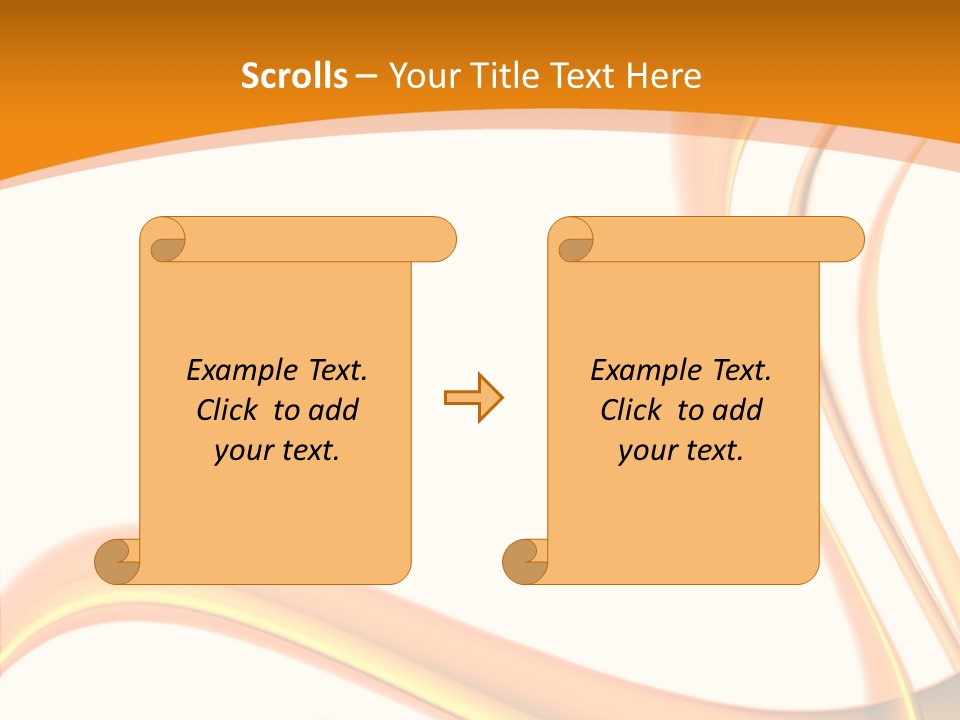 Effect Wavy Curves PowerPoint Template