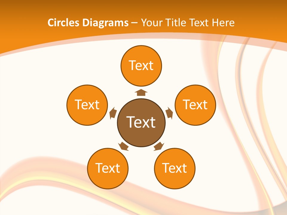 Effect Wavy Curves PowerPoint Template