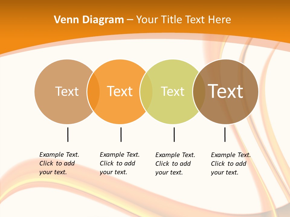 Effect Wavy Curves PowerPoint Template