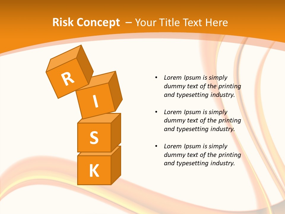 Effect Wavy Curves PowerPoint Template