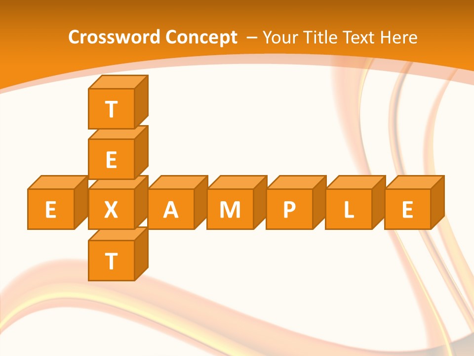 Effect Wavy Curves PowerPoint Template
