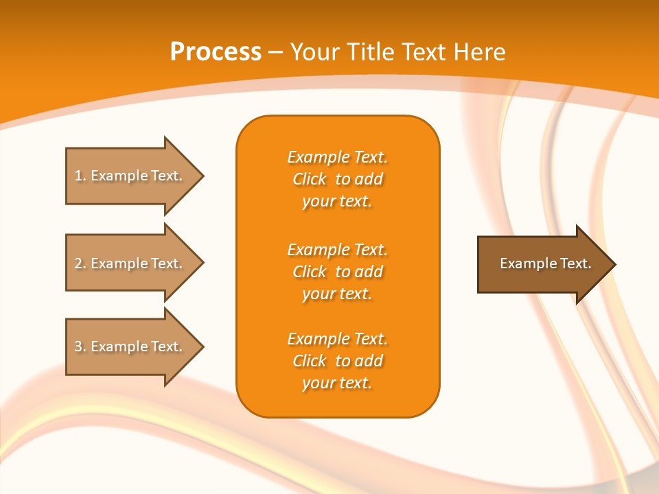 Effect Wavy Curves PowerPoint Template