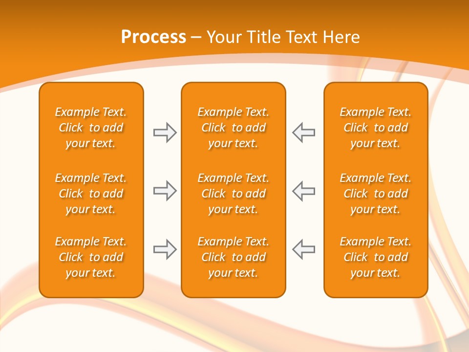 Effect Wavy Curves PowerPoint Template