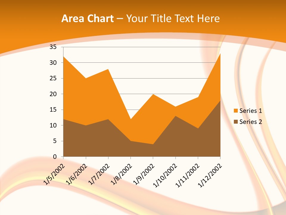 Effect Wavy Curves PowerPoint Template