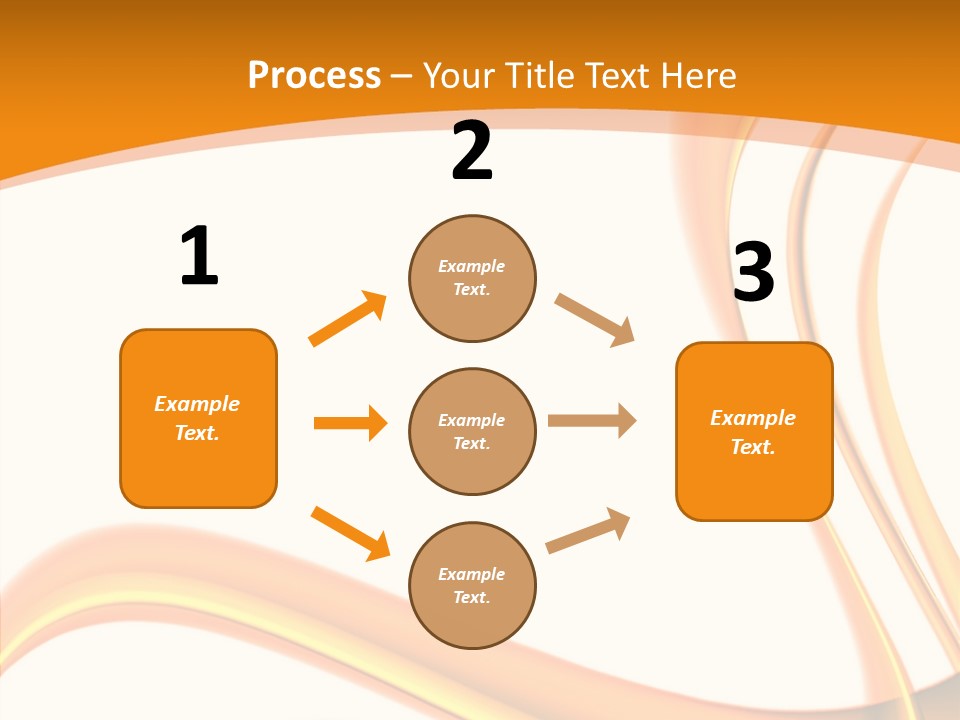 Effect Wavy Curves PowerPoint Template