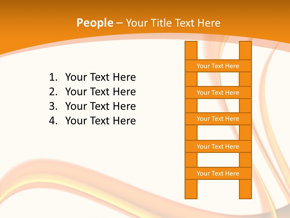 Effect Wavy Curves PowerPoint Template