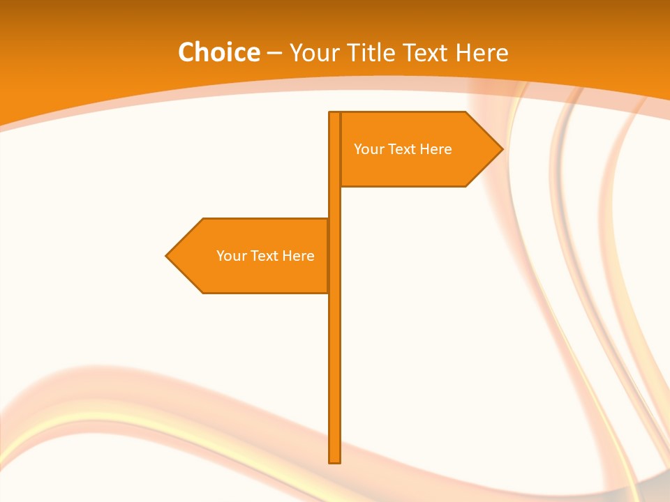 Effect Wavy Curves PowerPoint Template