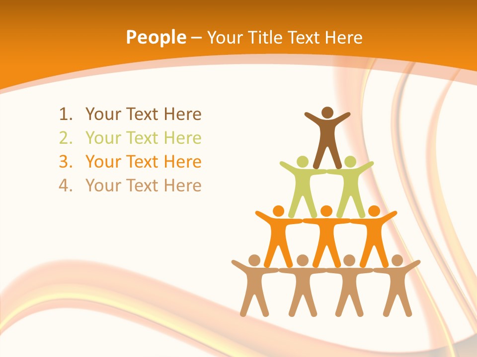 Effect Wavy Curves PowerPoint Template