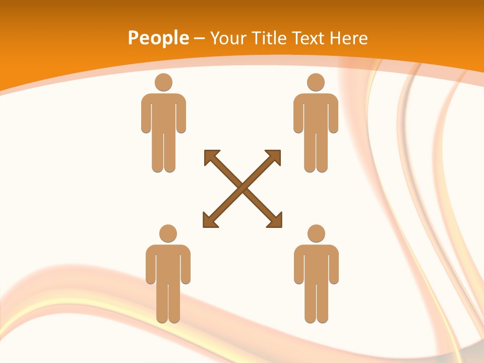 Effect Wavy Curves PowerPoint Template