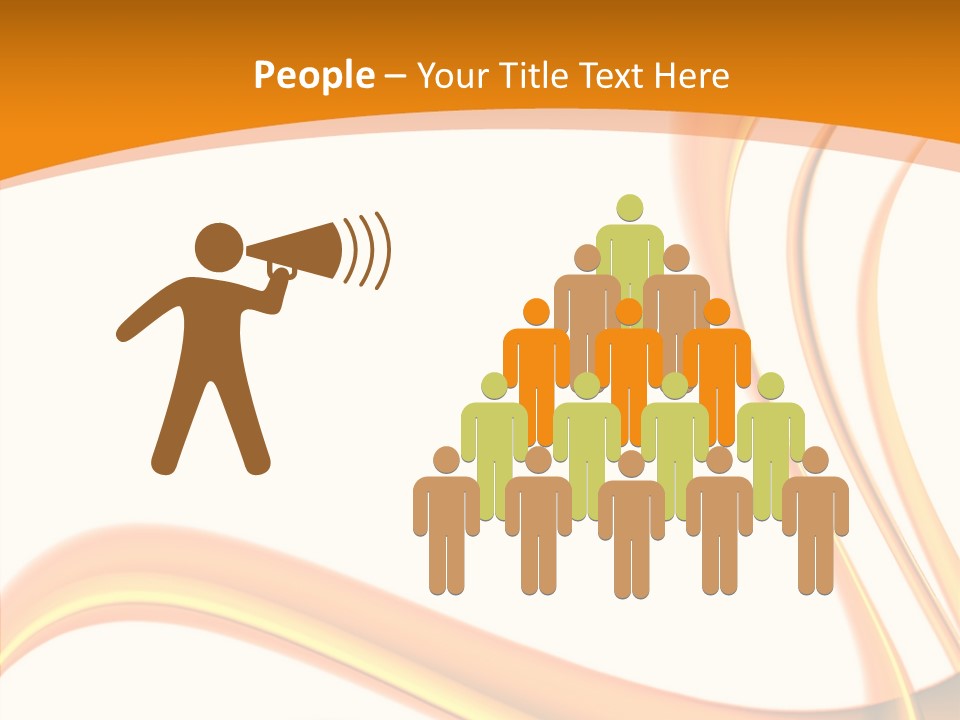 Effect Wavy Curves PowerPoint Template