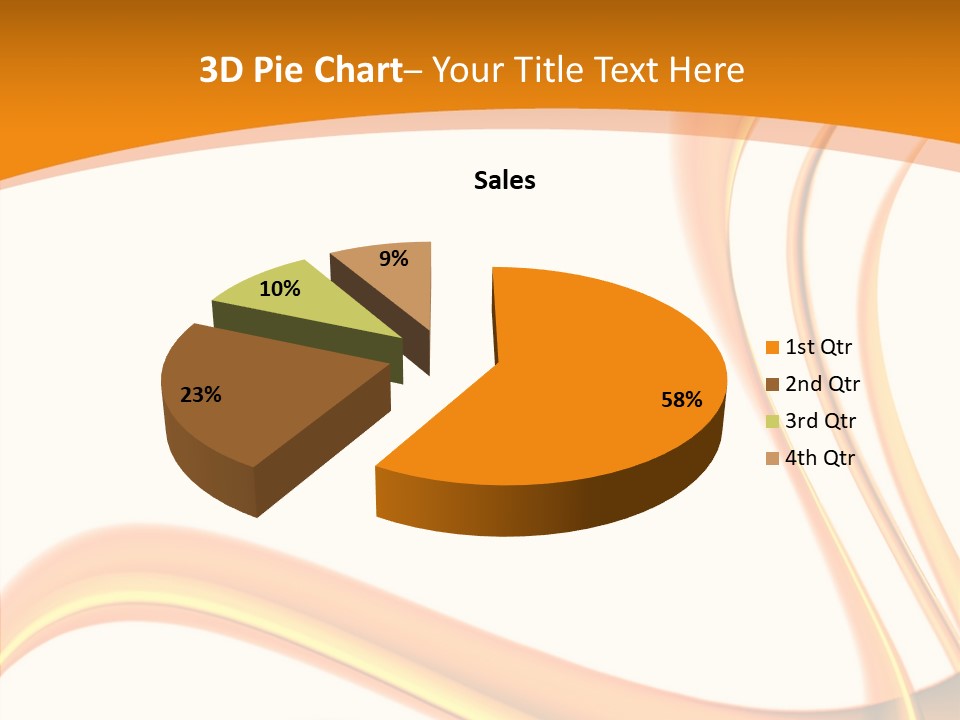 Effect Wavy Curves PowerPoint Template
