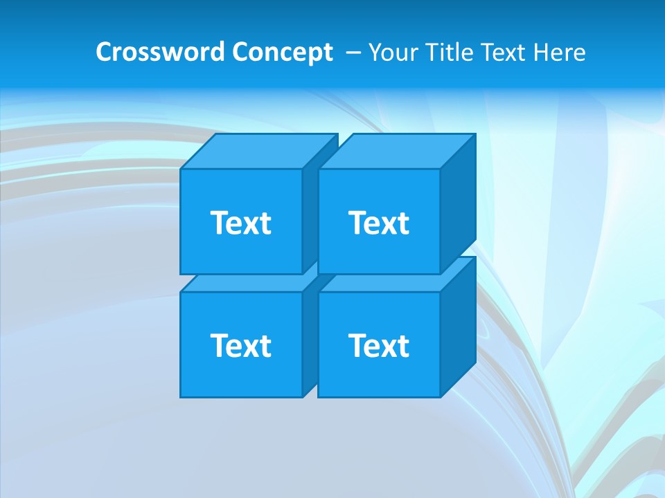 Teal Reflective Reflection PowerPoint Template